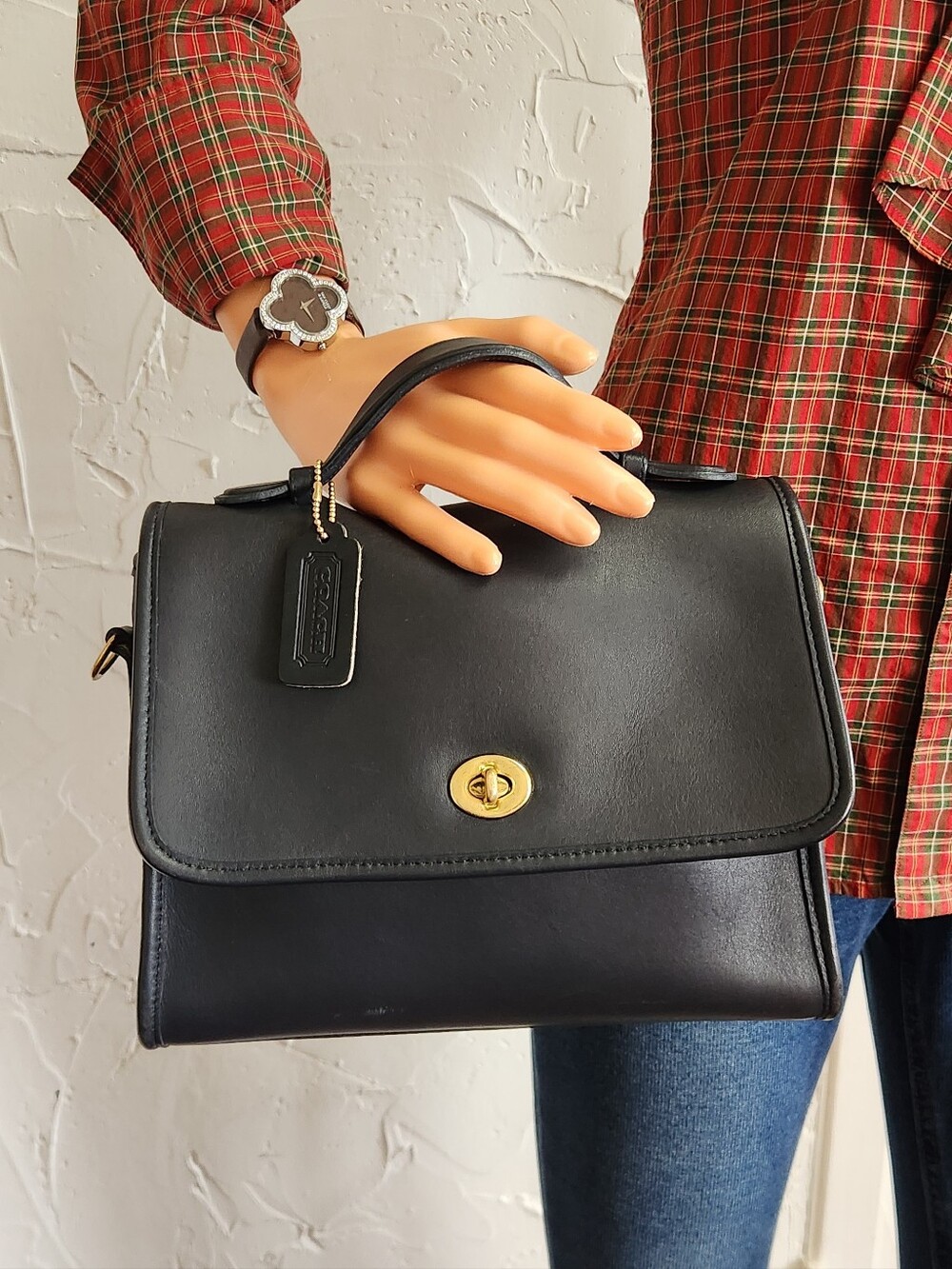 Coach Court Bag, Navy Blue No. 9870